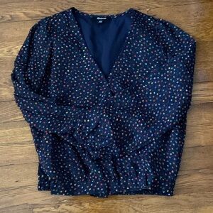Madewell lyric top in sugar dot